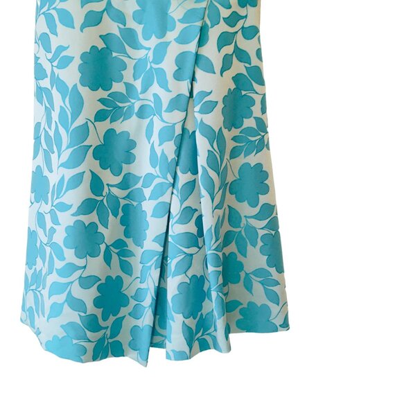 NEW Tahari ASL Dress Floral Embroidered Blue White Cocktail Women’s 2P 2 Petite - Picture 6 of 16